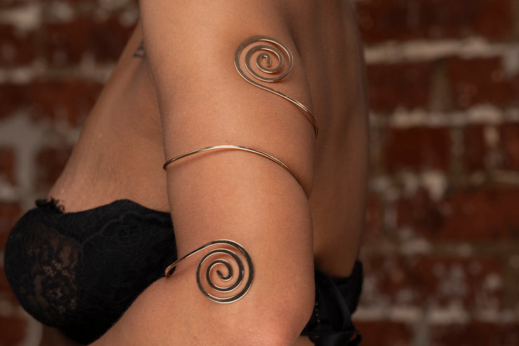 Spiral arm cuff